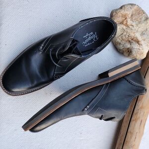 Original Penguin black leather men's dress shoes
